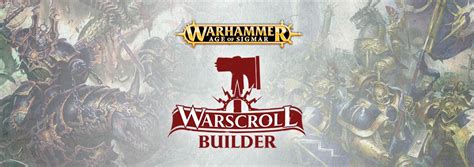 aos warscroll builder|AoS: Warscroll Builder Live